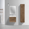База под керамическую раковину Mia Slim 600 подвесная, 2 выкатных ящика soft close, V.Oak