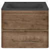 База под раковину Vico 600 подвесная, 2 выкатных ящика soft close, V.Oak