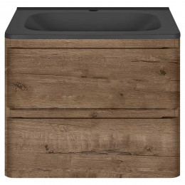 База под раковину Vico 600 подвесная, 2 выкатных ящика soft close, V.Oak