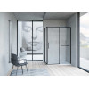 Душевой уголок Slim Soft VSR-1SS1010CLB, 1000*1000, черный, стекло прозрачное