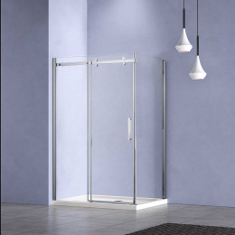 Душевой уголок Como-N VSR-4CN9016CL, 1600*900, хром, стекло прозрачное