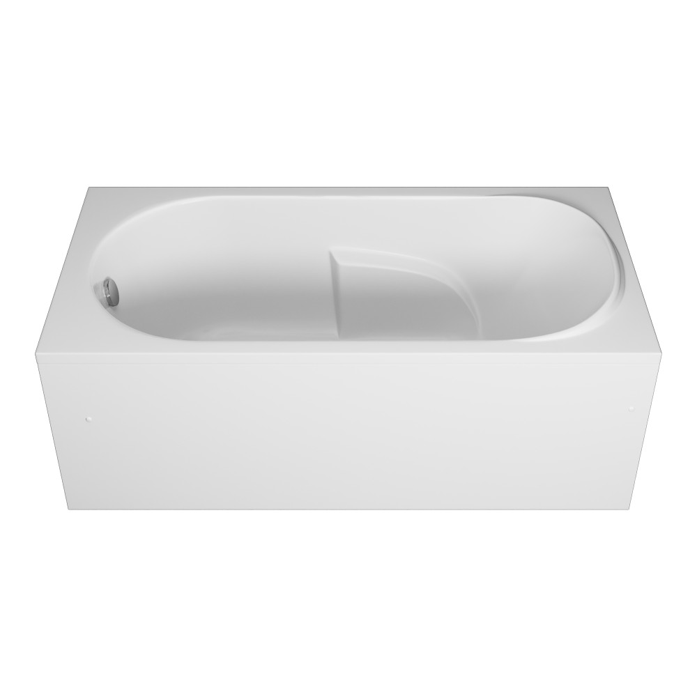 Ванна акриловая Vincea VBT-2A150-LG с ножками 1500*750*470, пристенная, цвет белый