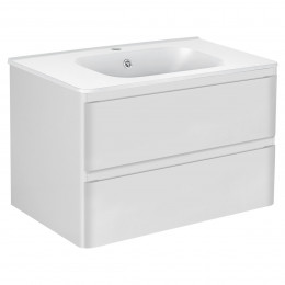 База под раковину Vico 800 подвесная, 2 выкатных ящика soft close, G.White