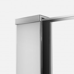 Душевое ограждение NEW TRENDY VELIO 100x200 D-0135B хром