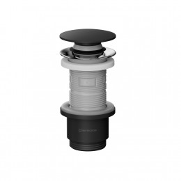 Донный клапан WHITECROSS A707BLC черный керамический
