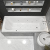 Ванна WHITECROSS Vibe 170x70 ULTRA NANO хром