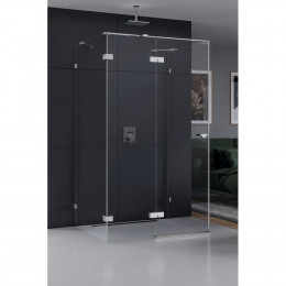 Душевое ограждение NEW TRENDY EVENTA L 100x80x200 EXK-4583 хром