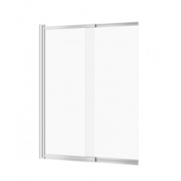 Шторка для ванны NEW TRENDY SENSI 100x150 P-0038 хром