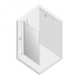 Душевое ограждение NEW TRENDY NEW SOLEO 100x195 K-0460 хром