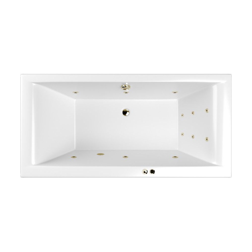 Ванна WHITECROSS Savia Duo 170x80 LINE бронза