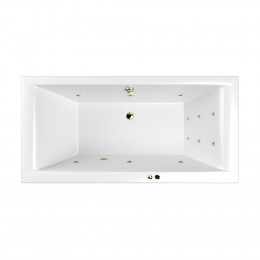 Ванна WHITECROSS Savia Duo 170x80 LINE бронза