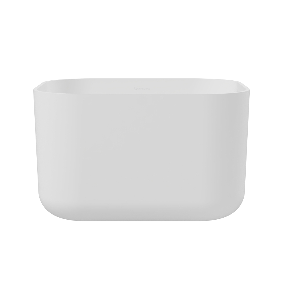 Умывальник WHITECROSS Lazurit 50x40 белый мат иск. камень