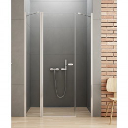 Дверь в нишу NEW TRENDY NEW SOLEO PLUS 150x195 D-0175A хром