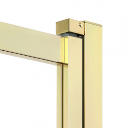 Шторка для ванны NEW TRENDY SENSI LIGHT GOLD 85x150 P-0101 светлое золото
