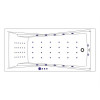 Ванна WHITECROSS Palace 180x80 NANO золото