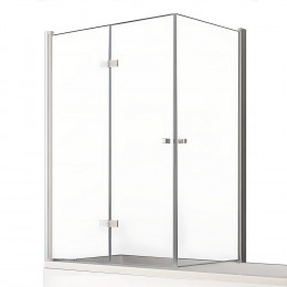 Шторка для ванны NEW TRENDY NEW SOLEO 100x70x140 P-0028/P-0024 L хром