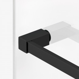Душевое ограждение NEW TRENDY AVEXA BLACK 50x200 EXK-2665 черный