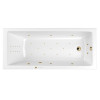 Ванна WHITECROSS Wave Slim 170x75 ULTRA NANO золото