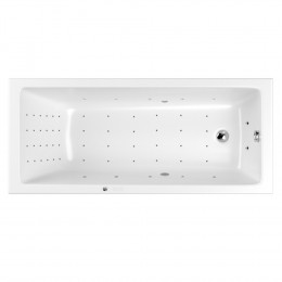 Ванна WHITECROSS Wave Slim 170x75 NANO хром