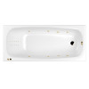 Ванна WHITECROSS Layla Slim 170x75 LINE NANO золото