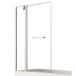 Шторка для ванны NEW TRENDY NEW SOLEO 100x140 P-0026 хром