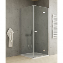 Душевое ограждение NEW TRENDY REFLEXA R 110x100x200 EXK-5145 хром