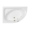 Ванна WHITECROSS Aquarella 170x110 левая SOFT бронза