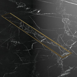 Душевой трап EXCELLENT Stilio Gold 80 см. под облицовку плиткой золото