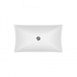 Умывальник WHITECROSS Coral 60x34,5 белый мат иск. камень