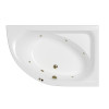 Ванна WHITECROSS Aquarella 170x110 правая SOFT бронза