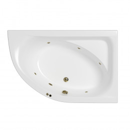 Ванна WHITECROSS Aquarella 170x110 правая SOFT бронза