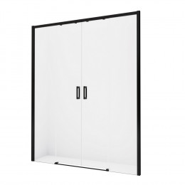 Дверь в нишу NEW TRENDY PRIME BLACK 180x200 D-0345A черный