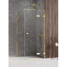Душевое ограждение NEW TRENDY AVEXA GOLD SHINE P 80x120x200 EXK-1655 золото