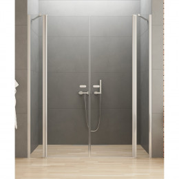 Дверь в нишу NEW TRENDY NEW SOLEO 150x195 D-0266A хром