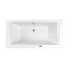 Ванна WHITECROSS Savia Duo 170x80 LINE золото
