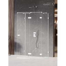 Душевое ограждение NEW TRENDY AVEXA WHITE R 80x100x200 EXK-2879 белый