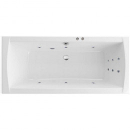 Ванна EXCELLENT Aquaria Lux Slim 180x80 LINE хром
