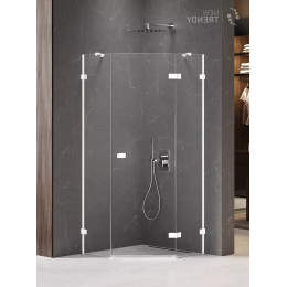Душевое ограждение NEW TRENDY AVEXA WHITE R 80x80x200 EXK-3863 белый