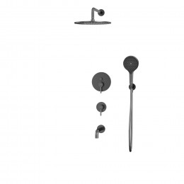 Система для ванны скрытого монтажа WHITECROSS Y YSET07TOPGM оружейная сталь