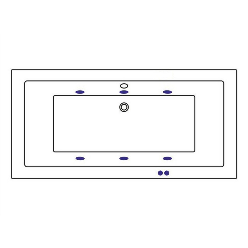 Ванна WHITECROSS Savia Duo 170x80 SOFT бронза
