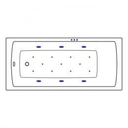 Ванна EXCELLENT Aquaria 140x70 RELAX бронза