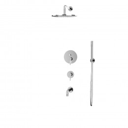 Система для ванны скрытого монтажа WHITECROSS Y YSET07CR хром