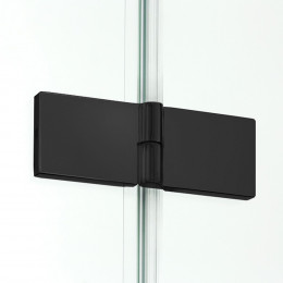Шторка для ванны NEW TRENDY NEW SOLEO BLACK 100x140 P-0042 R черный