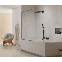 Шторка для ванны NEW TRENDY NEW MODUS 80x150 EXK-0293 черный