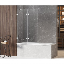 Шторка для ванны NEW TRENDY AVEXA 130x150 EXK-1960 L хром