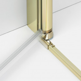 Дверь в нишу NEW TRENDY NEW SOLEO LIGHT GOLD 90x195 D-0456A светлое золото