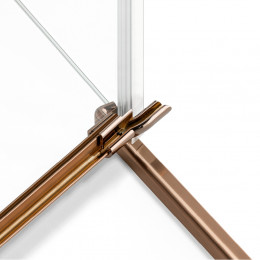 Душевое ограждение NEW TRENDY AVEXA COPPER BRUSHED 110x100x200 EXK-3682 брашированная медь
