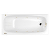 Ванна WHITECROSS Layla Slim 170x75 SMART NANO золото