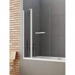 Шторка для ванны NEW TRENDY NEW SOLEO 100x140 P-0026 хром