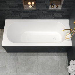 Ванна WHITECROSS Gin 165x75 белый мат иск. камень